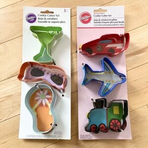 Wilton Cookie Cutter Sets - 6 total